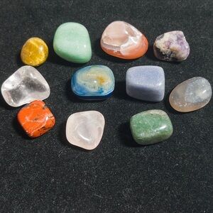 Colorful Polished Gemstone Collection